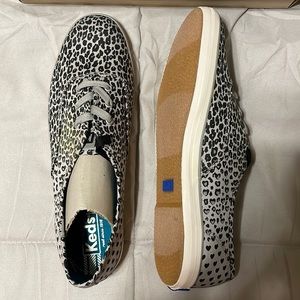 Keds Leopard Print/Heart Black Sneakers